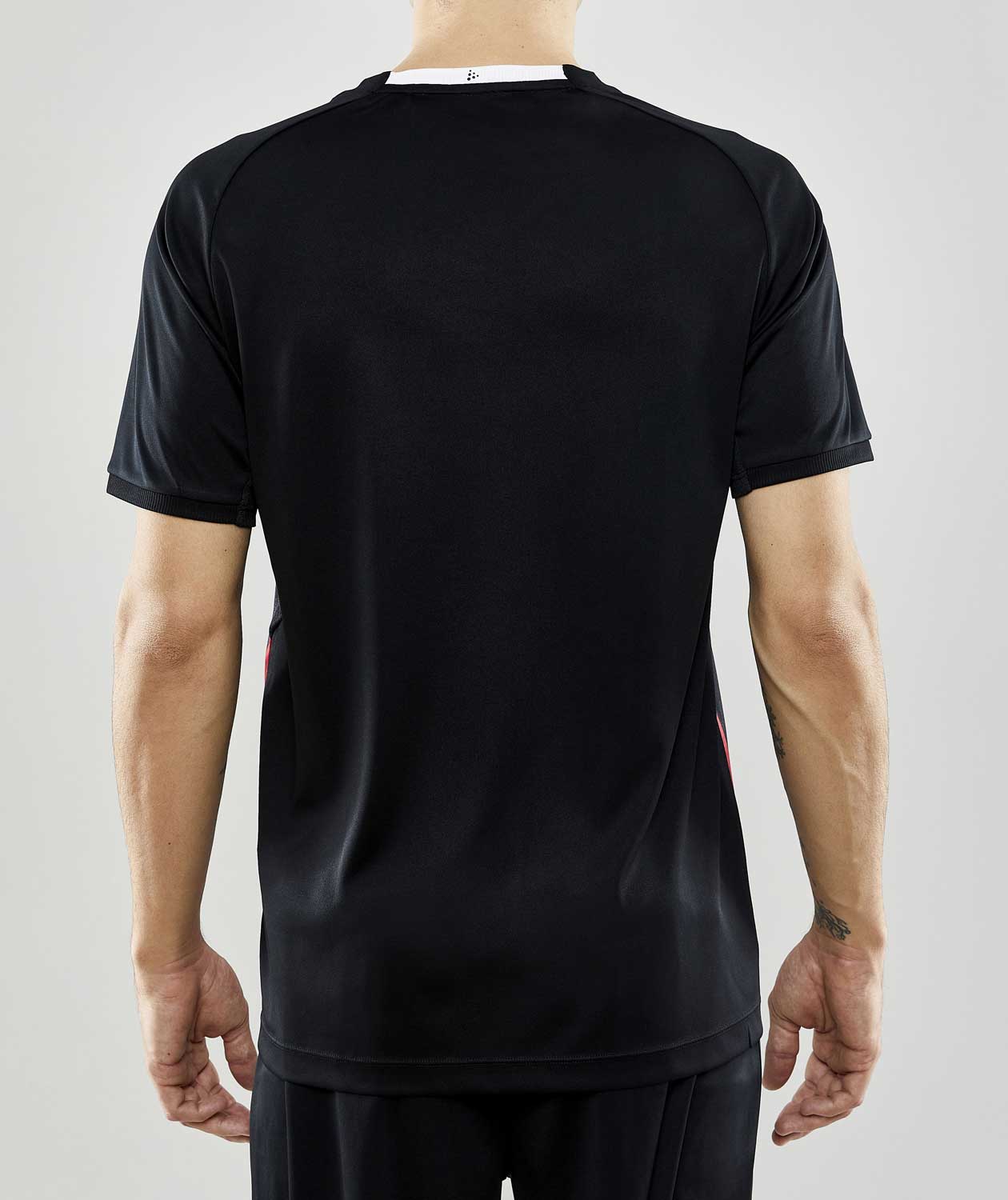 Craft Progress 2.0 Stripe Jersey T-shirt, Sort/R&oslash;d, large image number 2