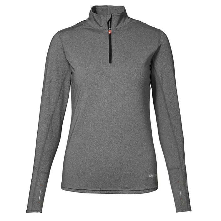 GEYSER Warm trainer long-sleeved women's running T-shirt, Grey, large image number 0