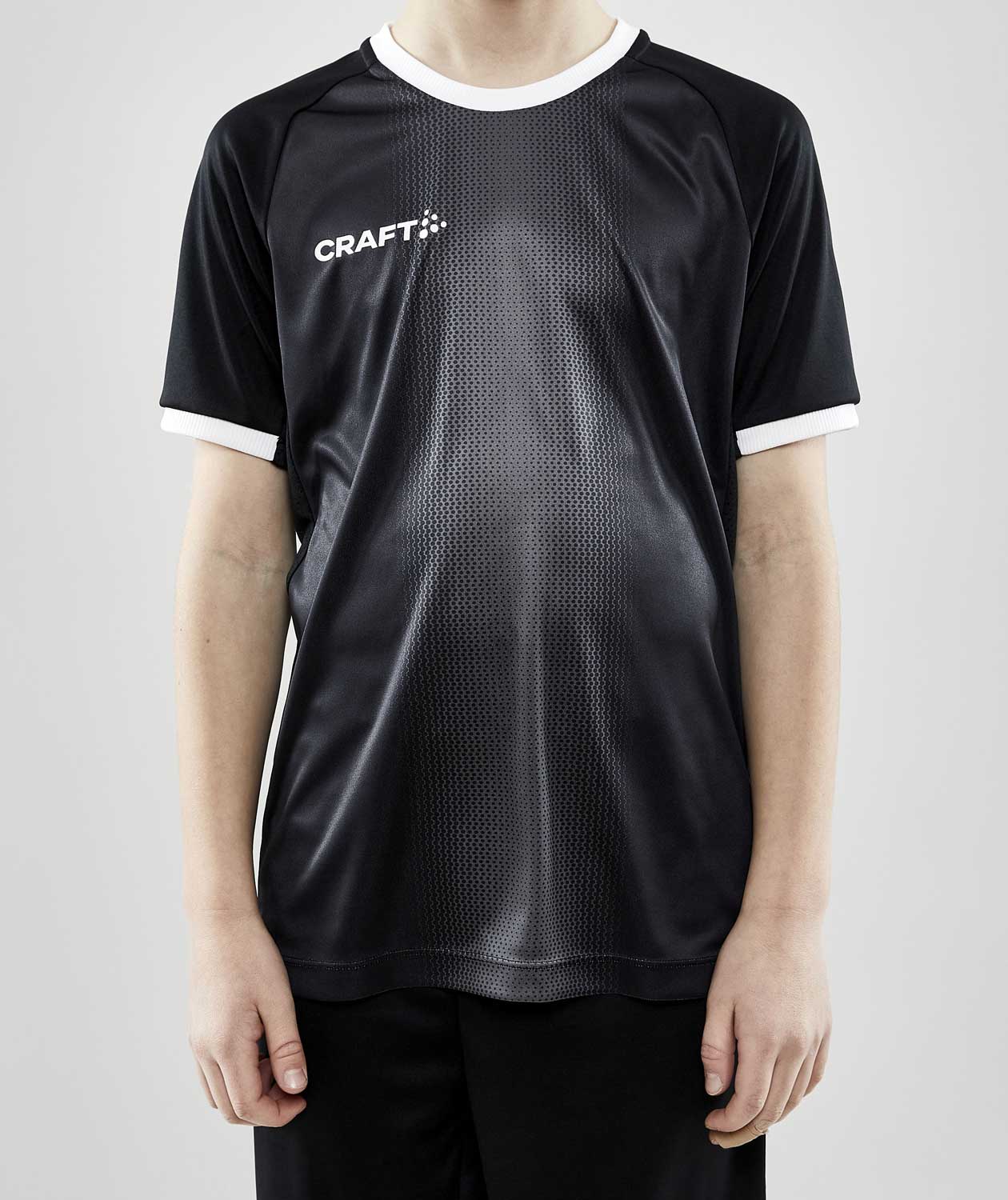 Craft Progress 2.0 Graphic Jersey T-shirt for kids, Black/White
