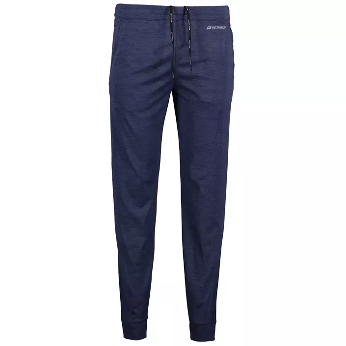 GEYSER seamless sporty pants, Navy melange, large image number 0