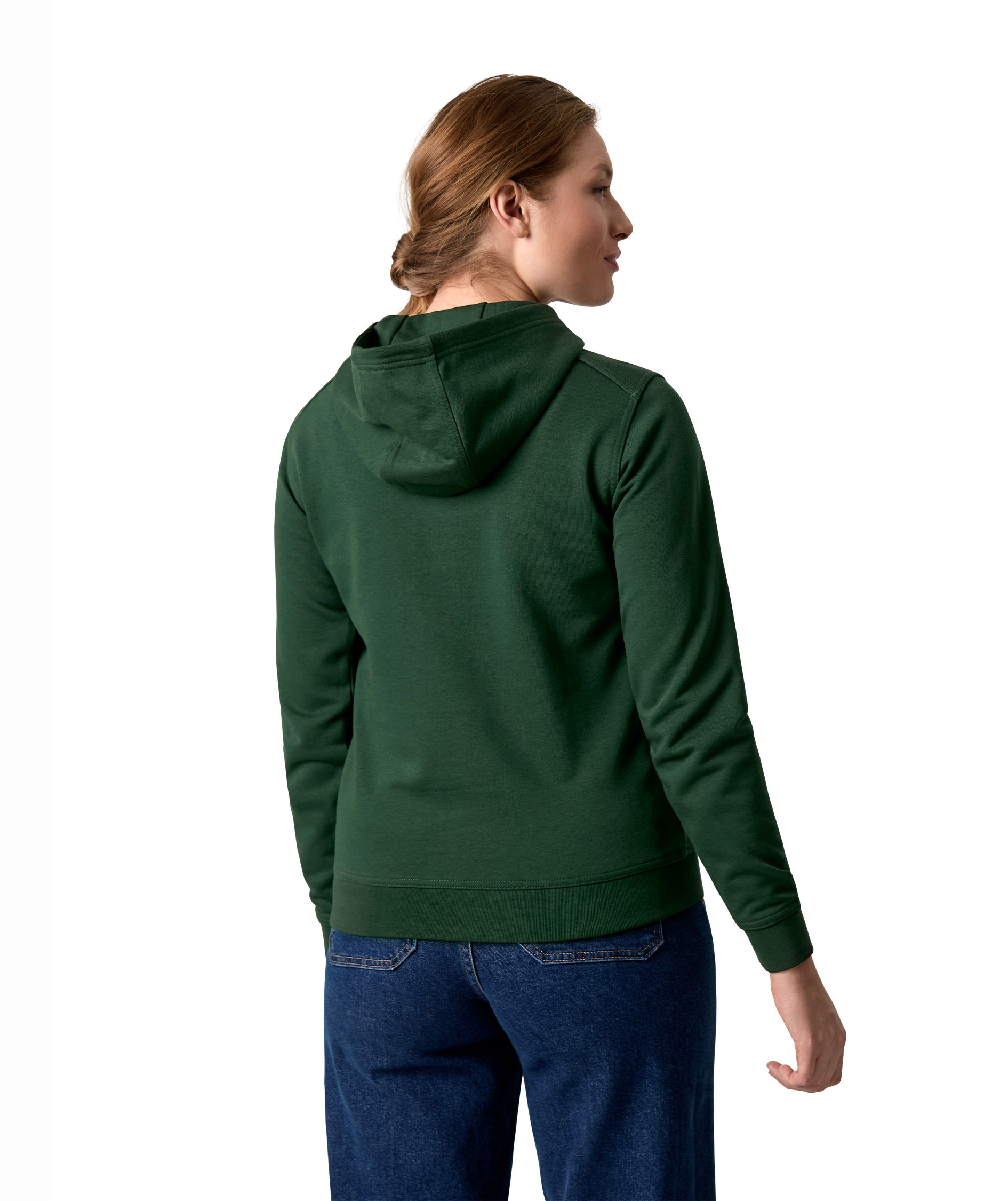 ID Pro Wear Care Damen Hoodie, Flaschengr&uuml;n, large image number 4