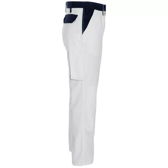 2nd quality product Mascot Image Palermo work trousers, White/Marine, large image number 3