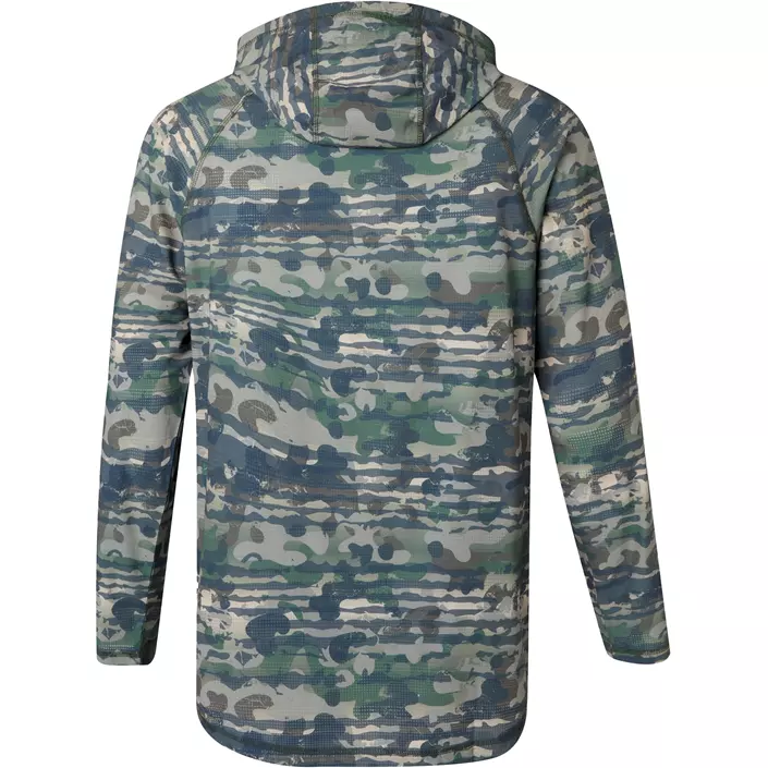 Pinewood Air Vent hættetrøje, Green Camou, large image number 2