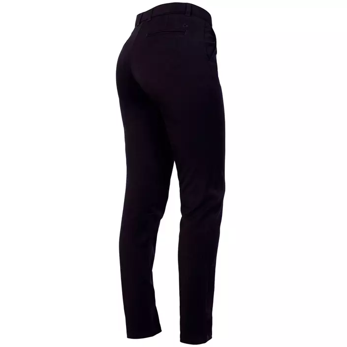 NewTurn stretch regular fit chinos dam, Svart, Svart, large image number 2