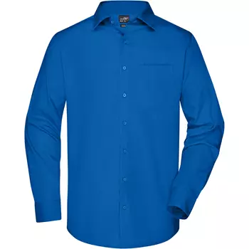 James & Nicholson modern fit  skjorta, Kungsblå