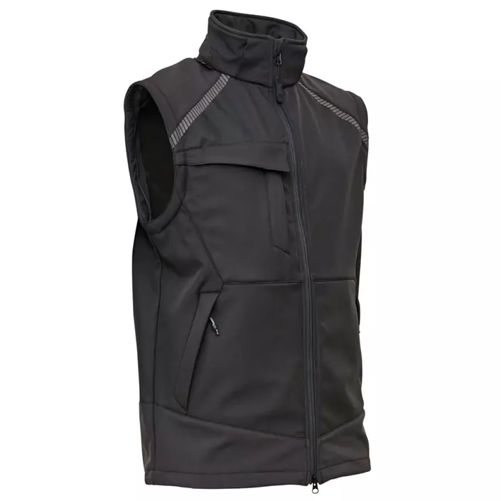 Elka Working Xtreme 2-in-1 softshell jacket, Black, large image number 2