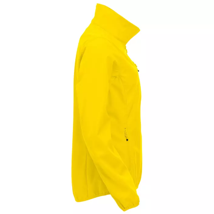 Clique Basic women's softshell jacket, Lemon Yellow, large image number 3