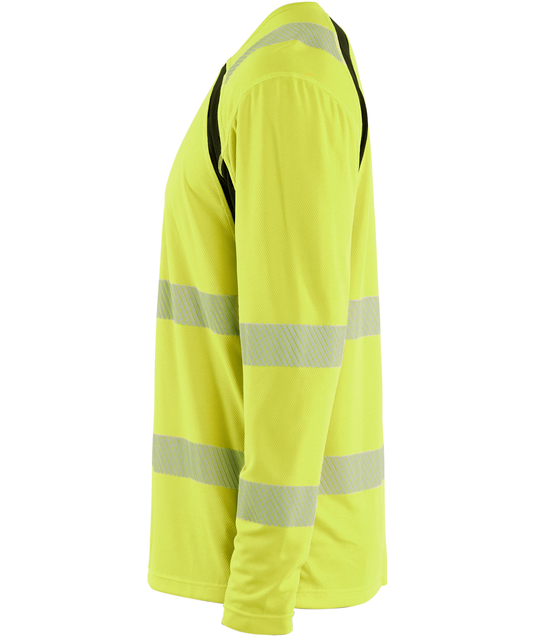 Bl&aring;kl&auml;der lang&aelig;rmet T-shirt, Hi-vis Gul/Sort, large image number 4
