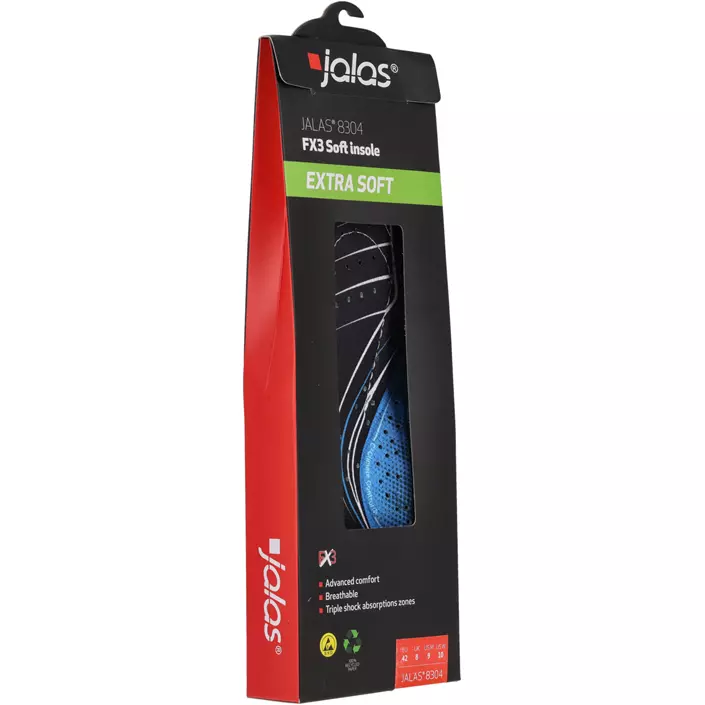 Jalas FX3 Soft innersula, Svart/Gul, large image number 3