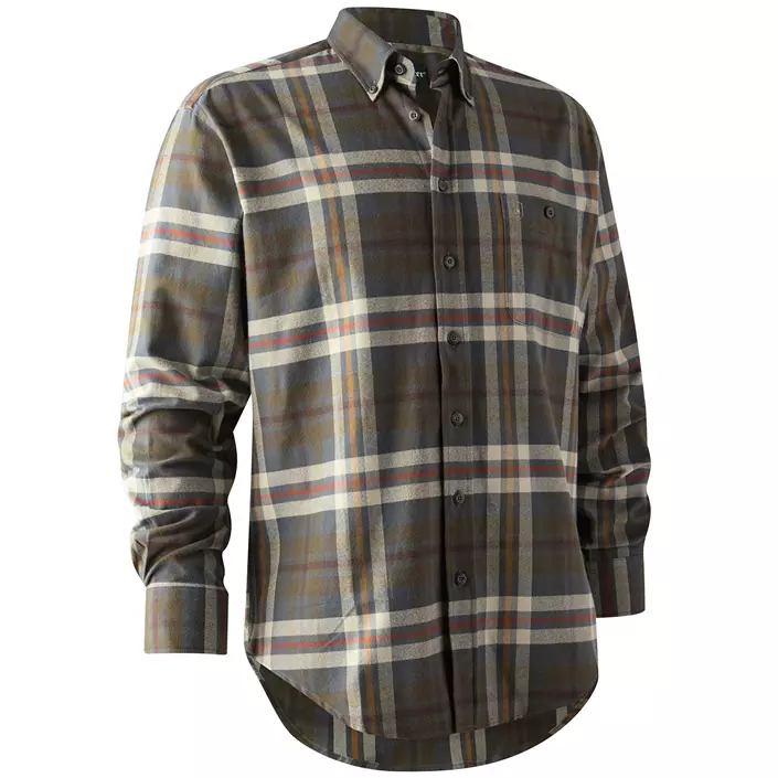 Deerhunter Ronald flannel shirt shirt, Yellow Check, large image number 0