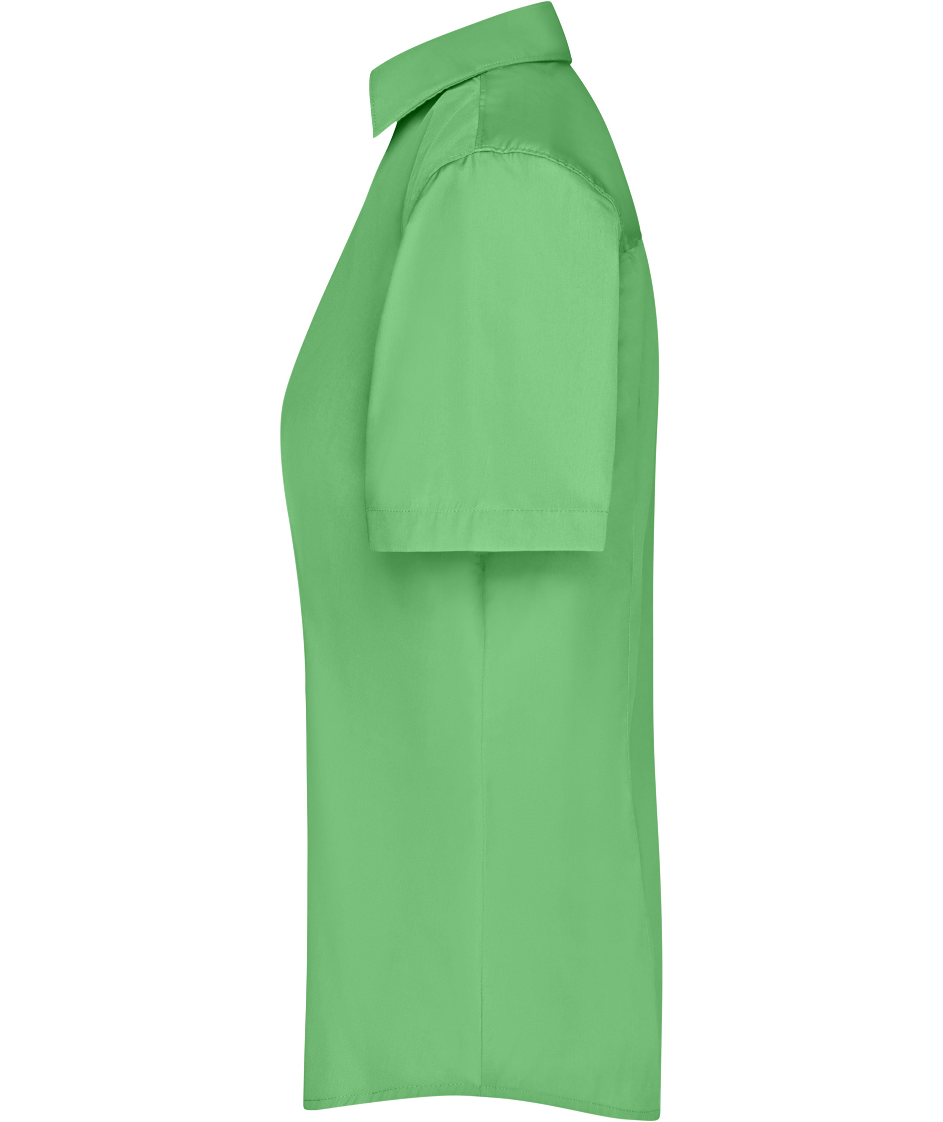 James & Nicholson kort&auml;rmad Modern fit skjorta dam, Limegr&ouml;n, large image number 3