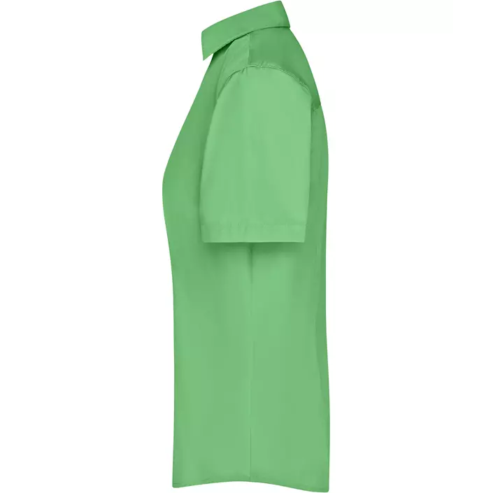 James & Nicholson women's short-sleeved Modern fit shirt, Lime Green, large image number 3