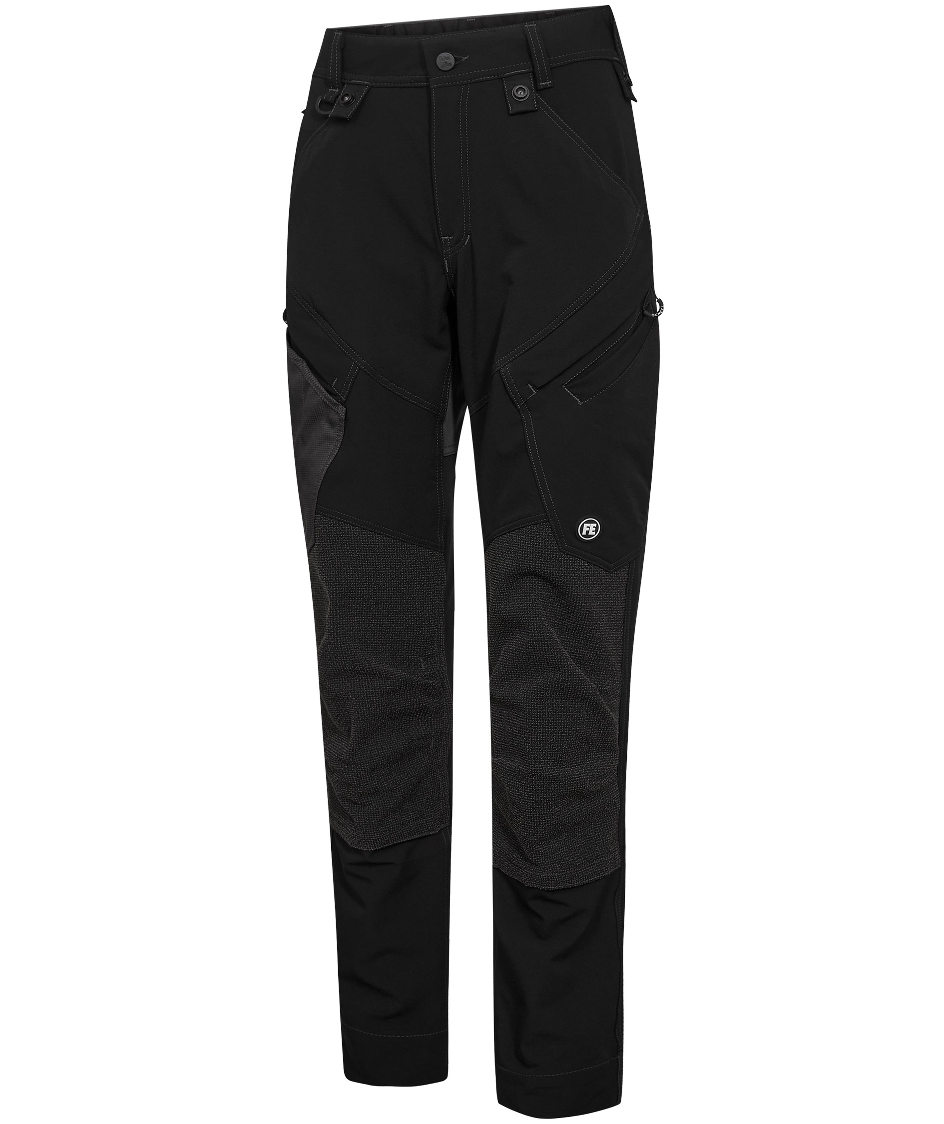 Engel X-treme womens work trousers full stretch, Black, large image number 2
