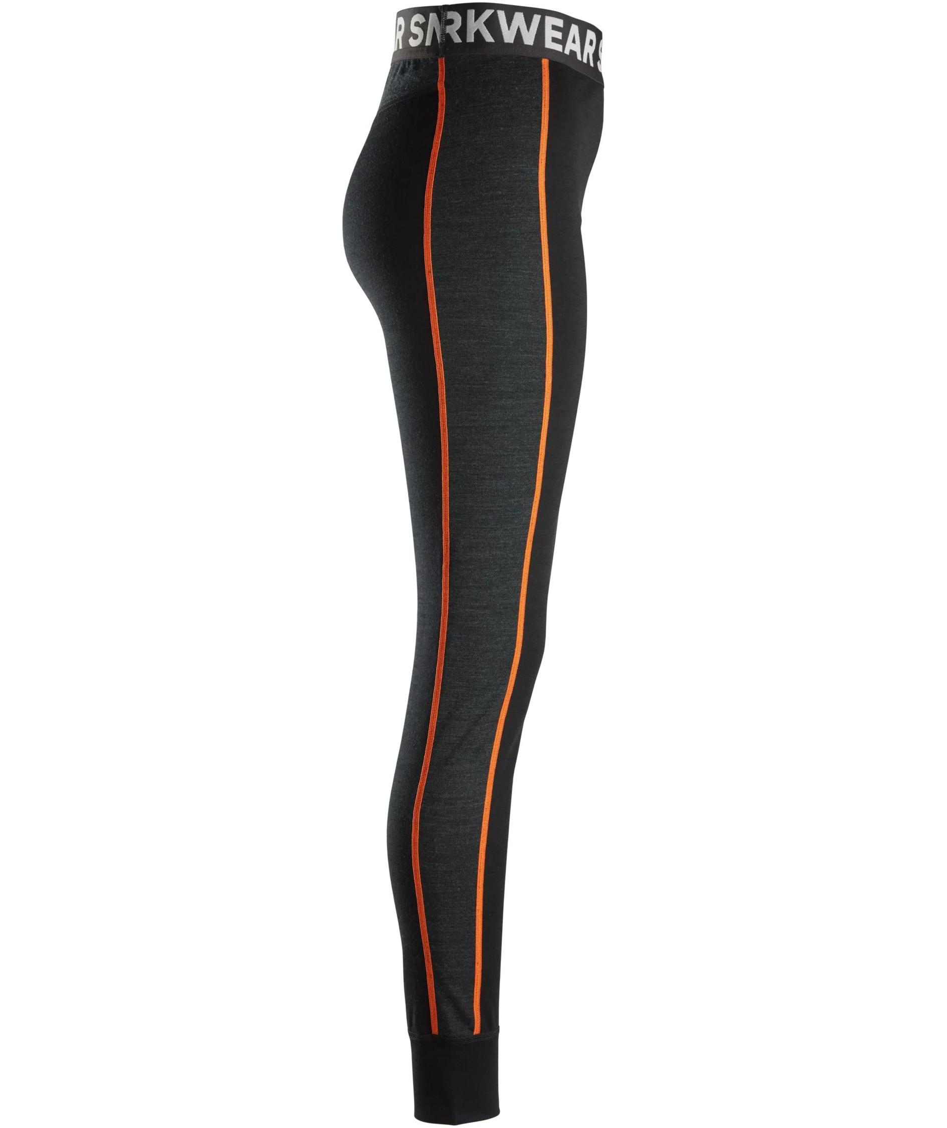 Snickers women's thermal long johns with merino wool 9471, Black/Anthracite Melange, large image number 5