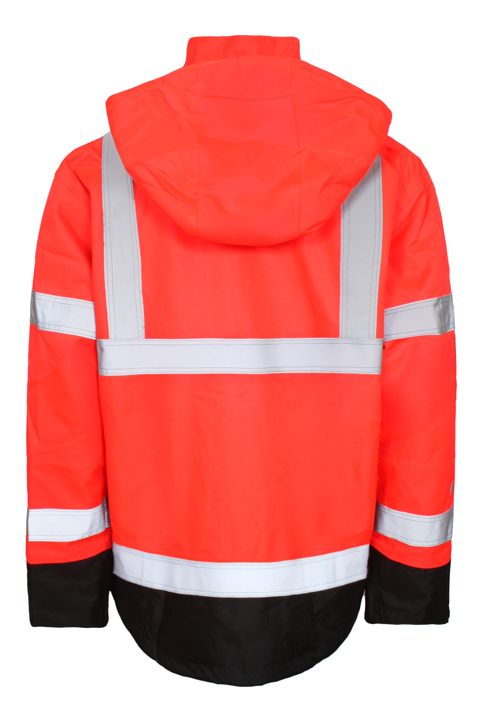 Lyngs&oslash;e skaljakke, Hi-Vis r&oslash;d/sort, large image number 2