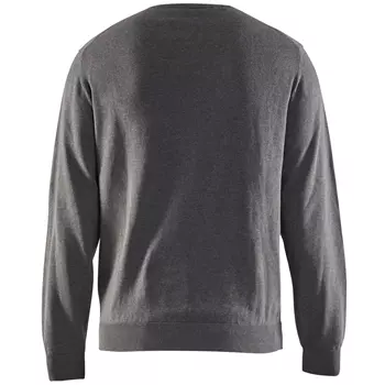 Blåkläder knitted pullover, Black Melange