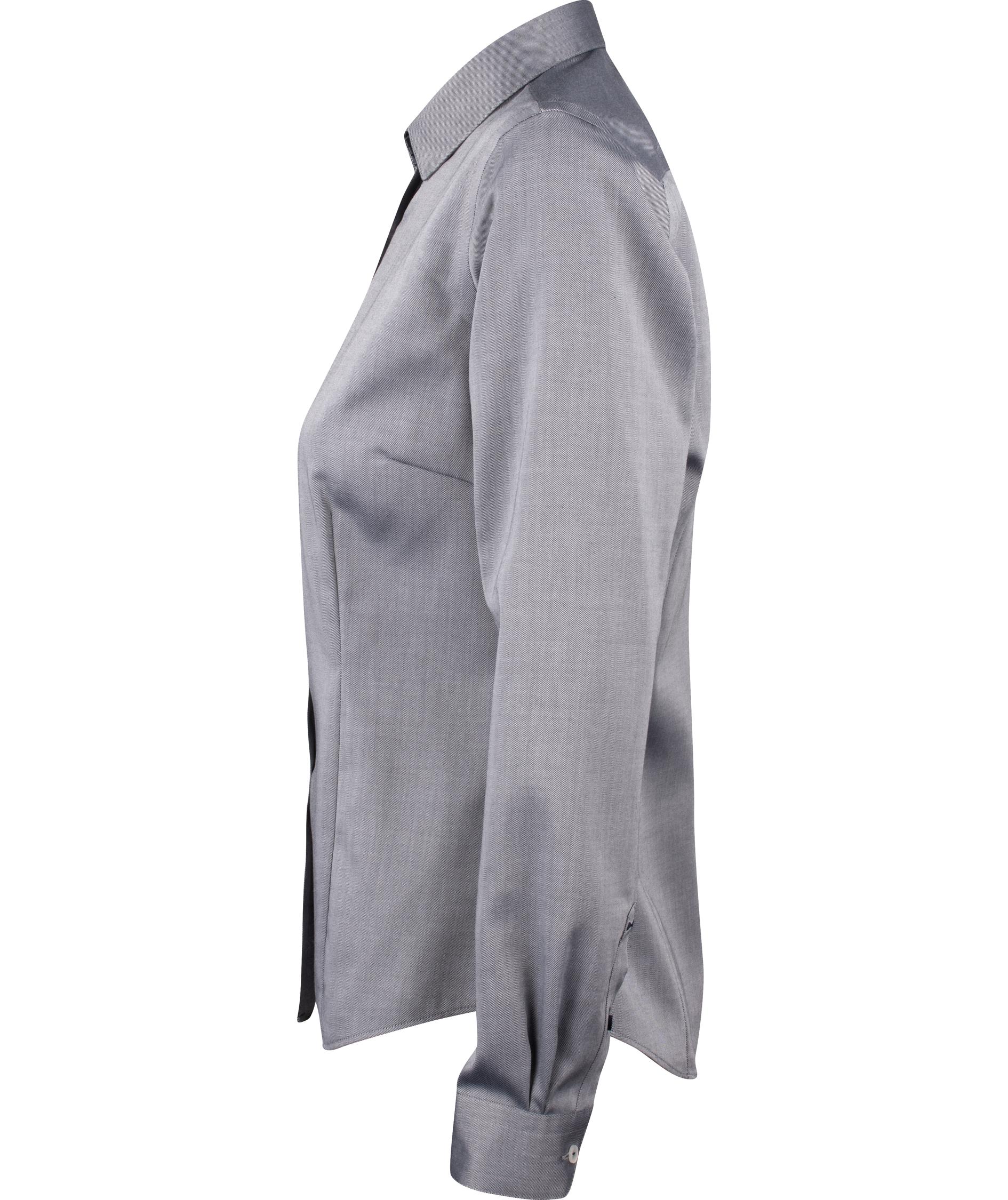 J. Harvest & Frost Twill Red Bow 122 lady fit skjorte, Gr&aring;, large image number 4