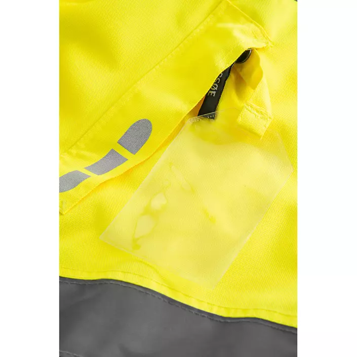 Lyngsøe shell jacket, Hi-vis Yellow/Black, large image number 3