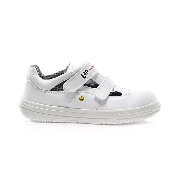 Elten Pure Easy Low sikkerhedssandaler S1, Hvid, large image number 1