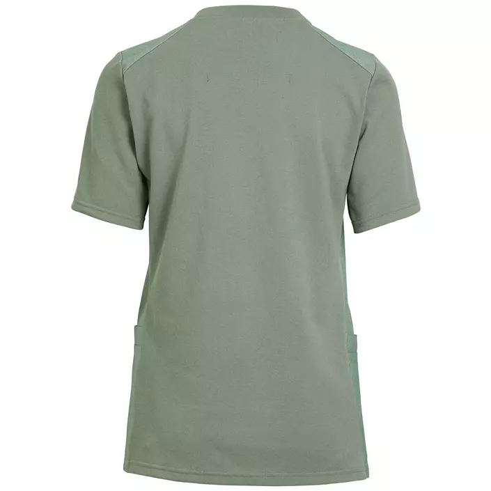 Kentaur dame pique T-skjorte, Støvete grønt, large image number 1