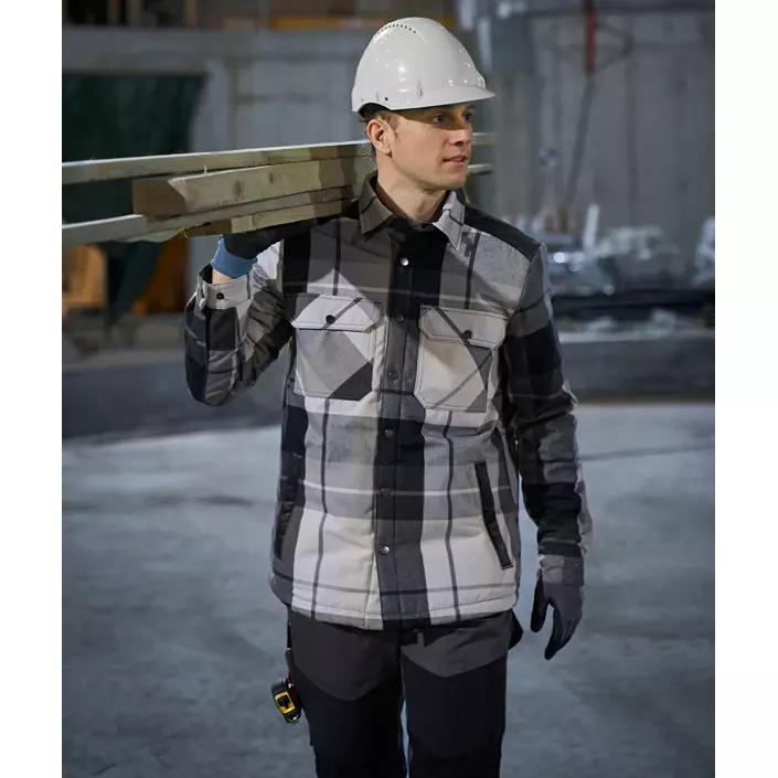 Mascot Customized flannel skjortejakke, Stengrå, large image number 1