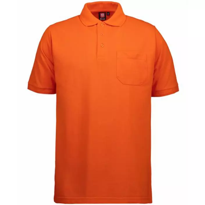 ID PRO Wear Polo shirt, Orange, large image number 1