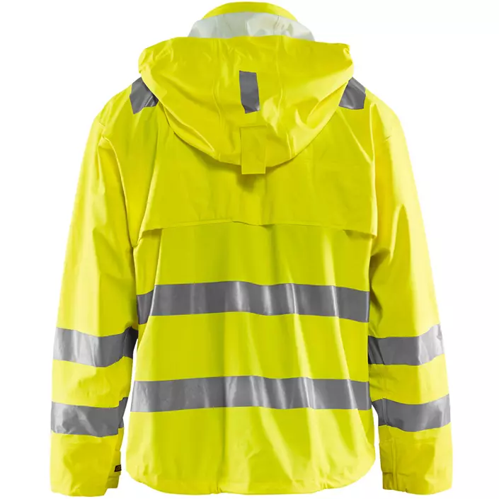 Blåkläder Anti-Flame rain jacket, Hi-Vis Yellow, large image number 1