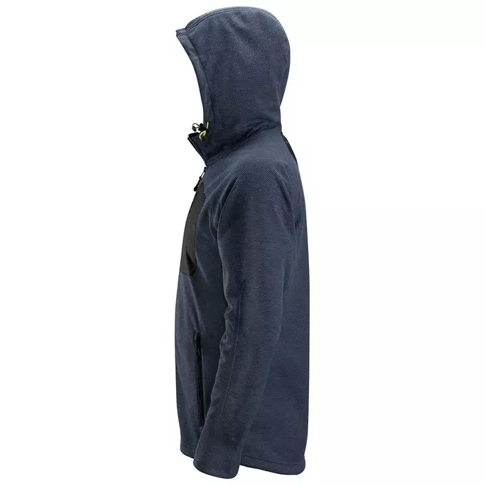 Snickers FlexiWork fleece hoodie 8041, Marine Blue/Black, large image number 2