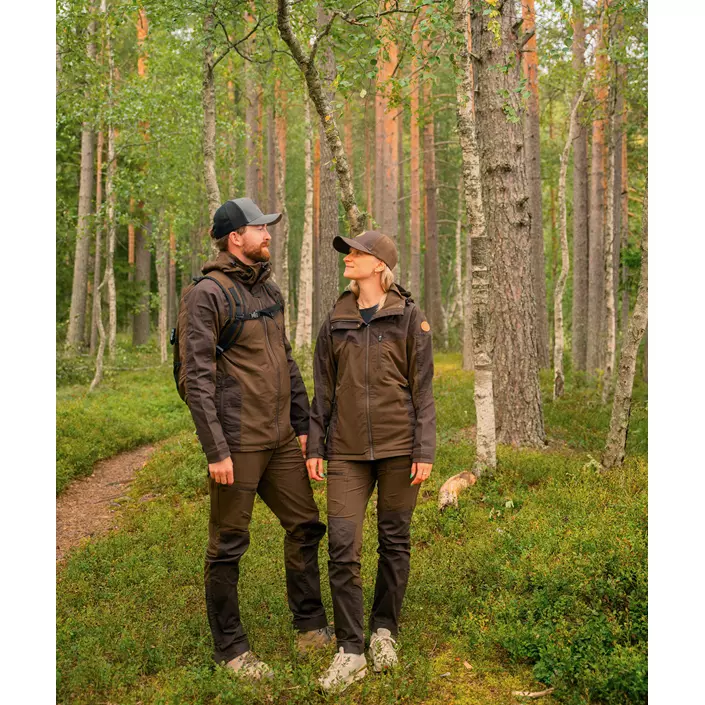 Pinewood Finnveden Hybrid friluftsjakke, Dark brown, large image number 5
