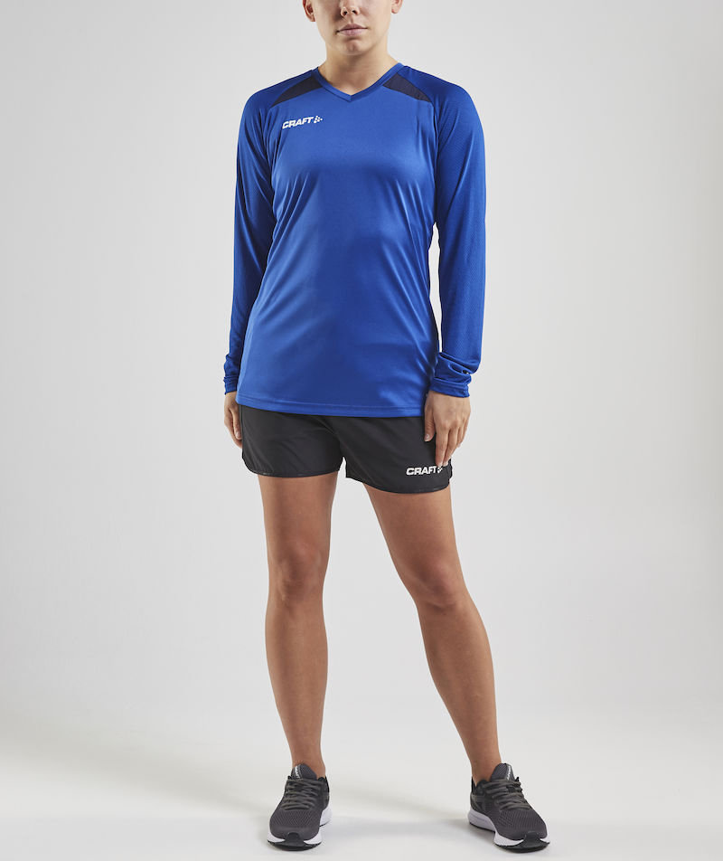 Craft Pro Control Impact long-sleeved women's T-shirt, Navy/Club cobolt, large image number 2