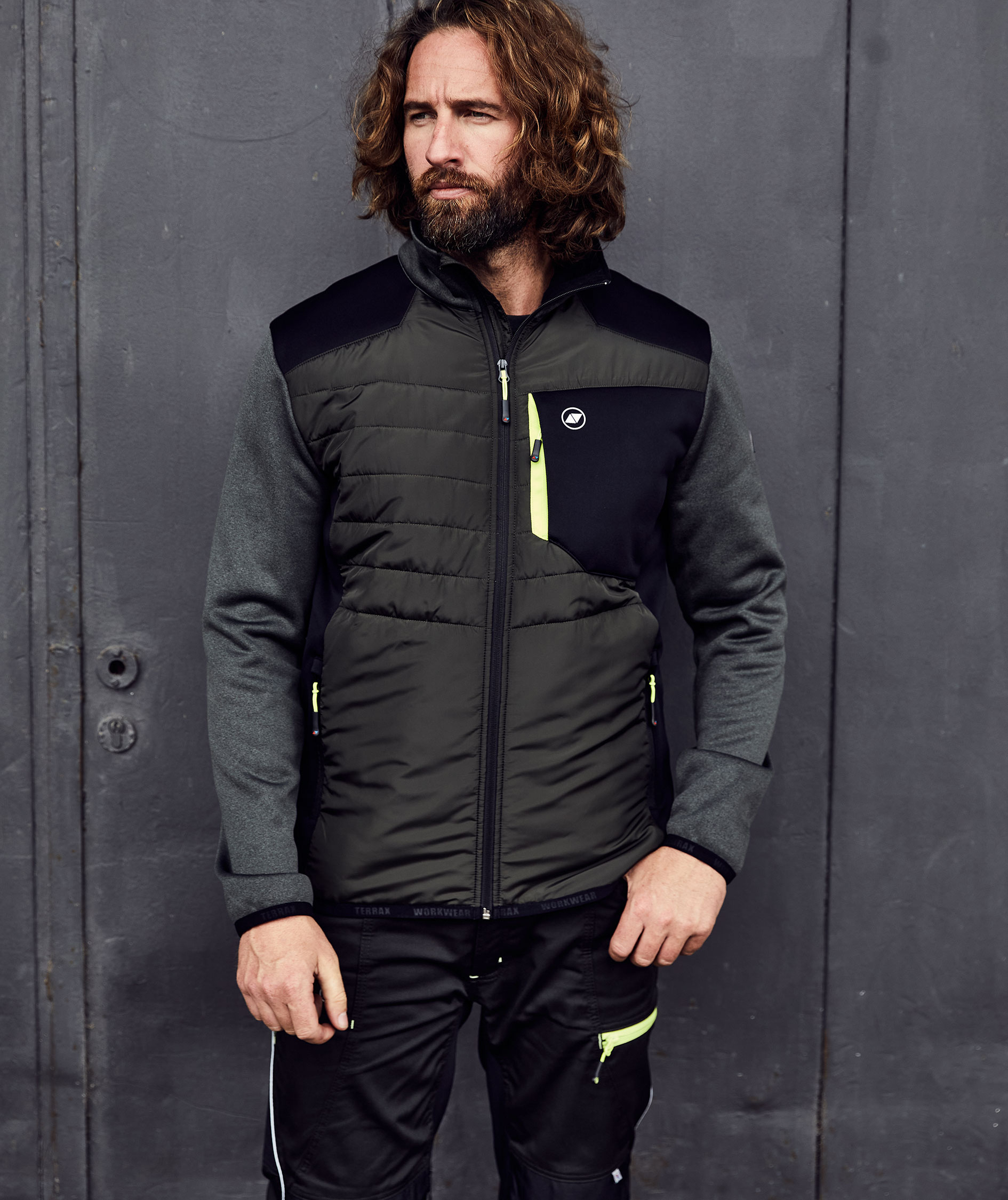 Terrax hybrid jacket, Black/Azure