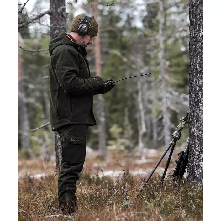 Pinewood Furudal Hunters bukser med uld, Moss green, large image number 7