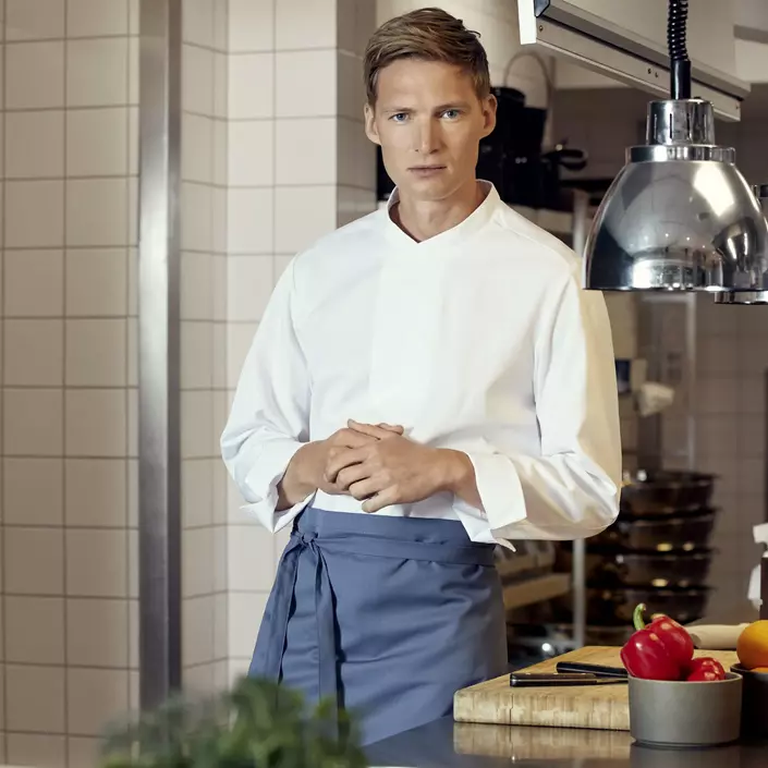 Kentaur kock-/serveringsjacka, Vit, large image number 3