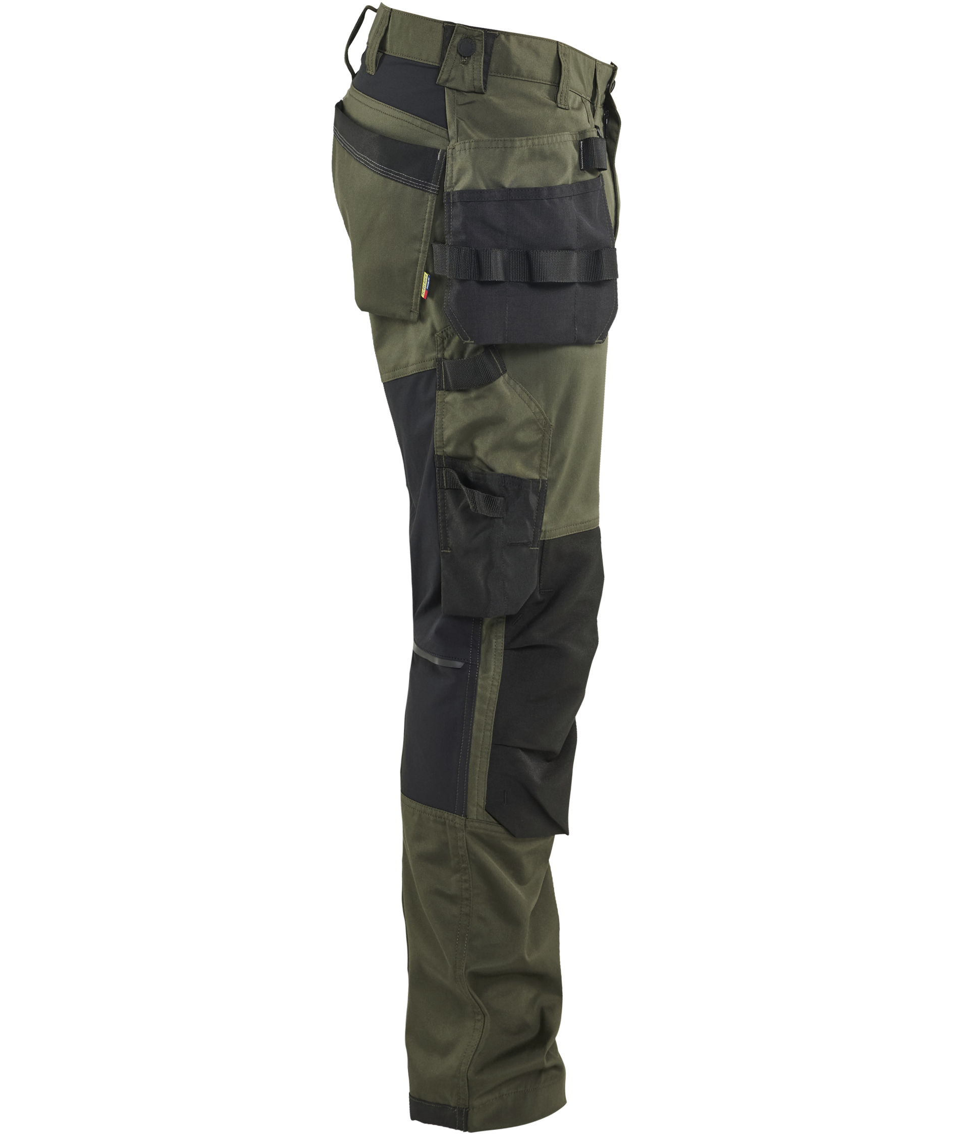 Bl&aring;kl&auml;der hantverksbyxa, Skog gr&ouml;n/svart, large image number 2