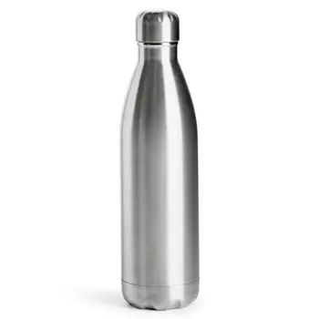 Sagaform stålflaske 0,75 L, Sølv