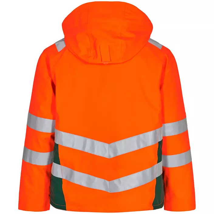 Engel Safety dame vinterjakke, Hi-vis Orange/Grøn, large image number 1
