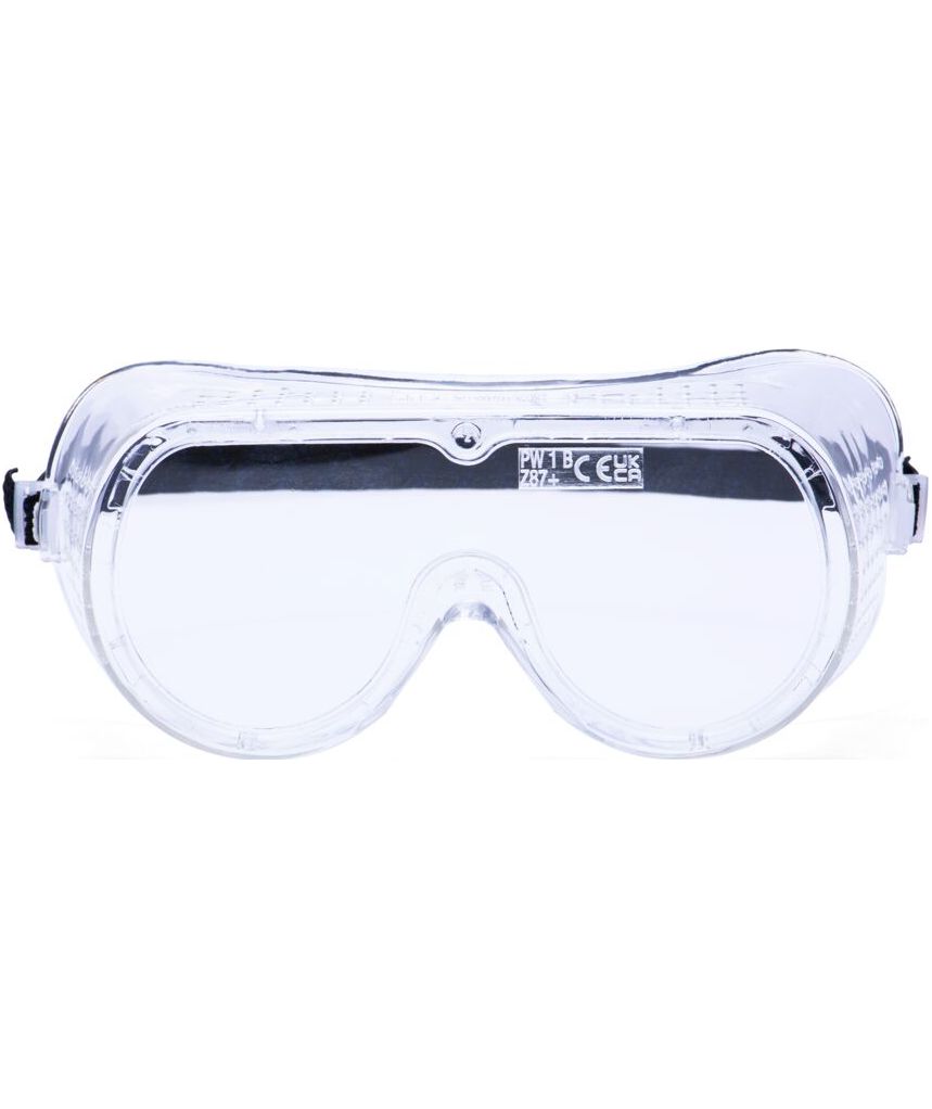 Portwest PW20 goggles safety glasses, Clear, Clear, large image number 0