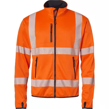 Top Swede softshell jacket 7721, Hi-Vis Orange/Navy