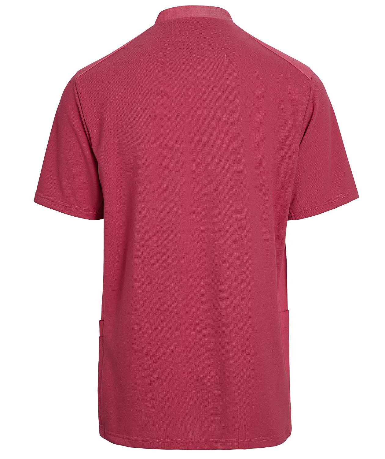 Kentaur  pique tunic, Raspberry red Melange