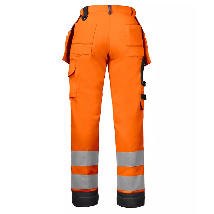 ProJob women's craftsman trousers, Hi-Vis Orange/Black, large image number 1