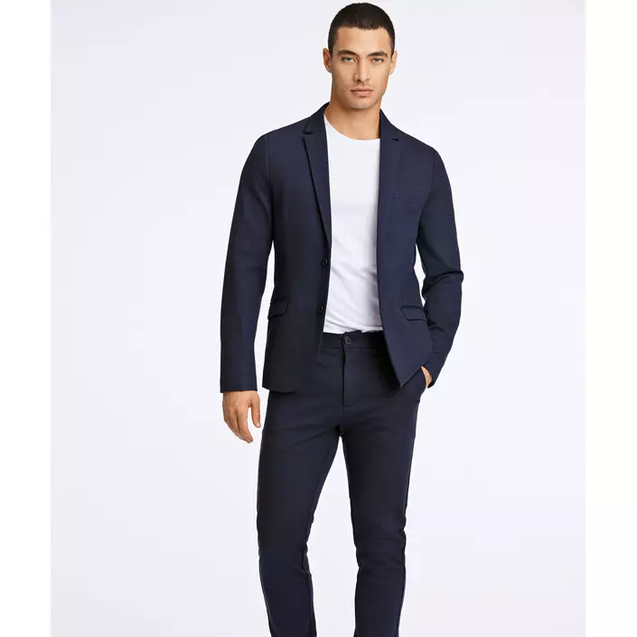 Lindbergh Superflex slim fit blazer, Navy Mix, large image number 1