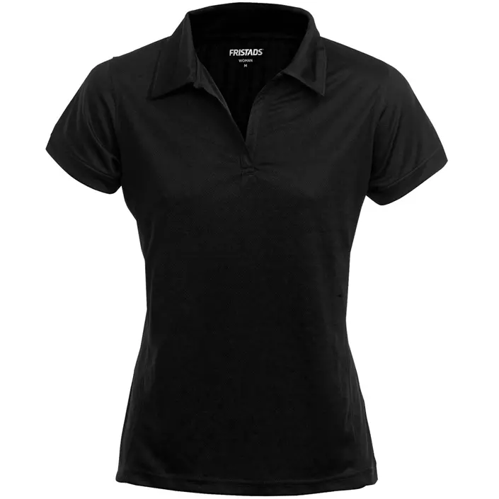 Fristads Acode Coolpass Damen Poloshirt, Schwarz, large image number 0