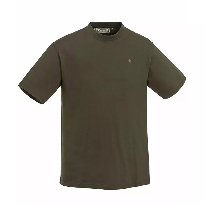 Pinewood 3-pak T-shirt, Brun/khaki, large image number 1
