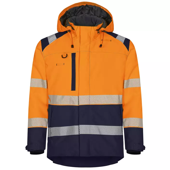 Tranemo Vision HV winter jacket, Hi-Vis Orange/Navy, large image number 0