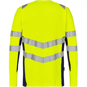 Engel Safety long-sleeved T-shirt, Yellow/Blue Ink