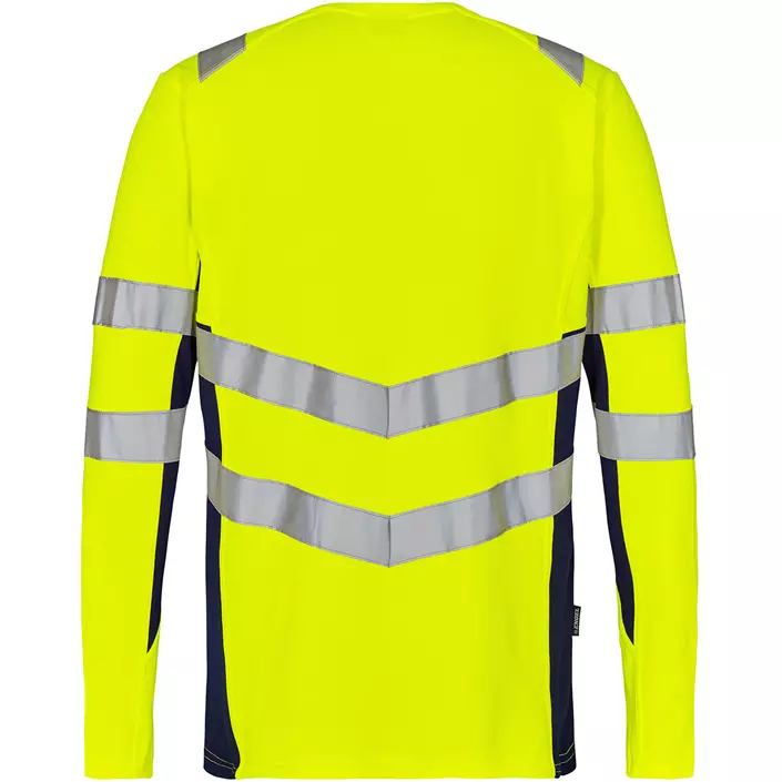 Engel Safety long-sleeved T-shirt, Yellow/Blue Ink, large image number 1