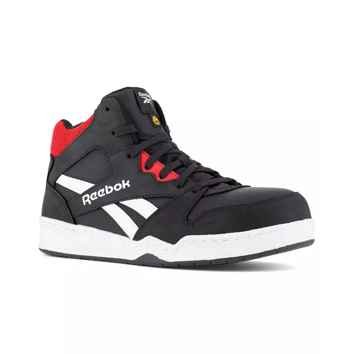 Reebok High Top Safety Sneaker S3, Black/Red, large image number 2