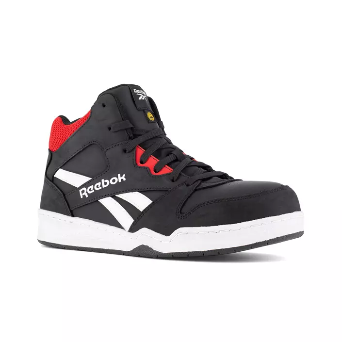 Reebok High Top Safety Sneaker S3, Black/Red, large image number 2