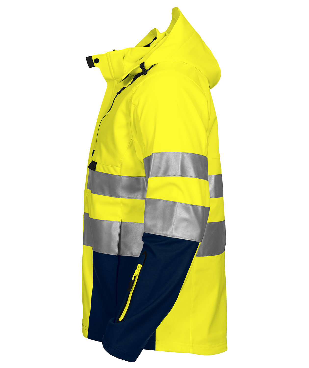 ProJob work jacket 6419, Hi-Vis yellow/marine, large image number 1
