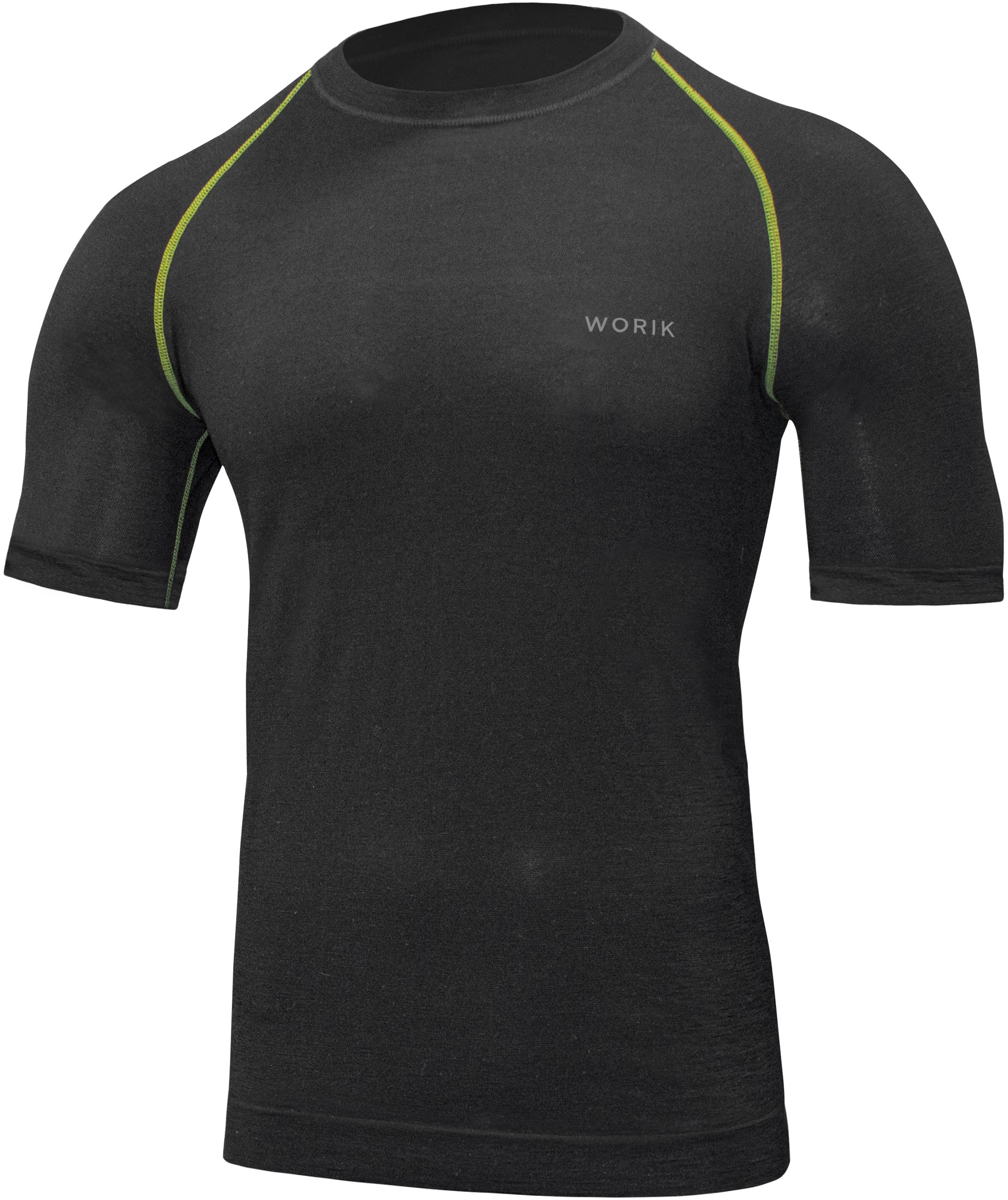 Worik Artika kortermet undertr&oslash;ye med merinoull, Black